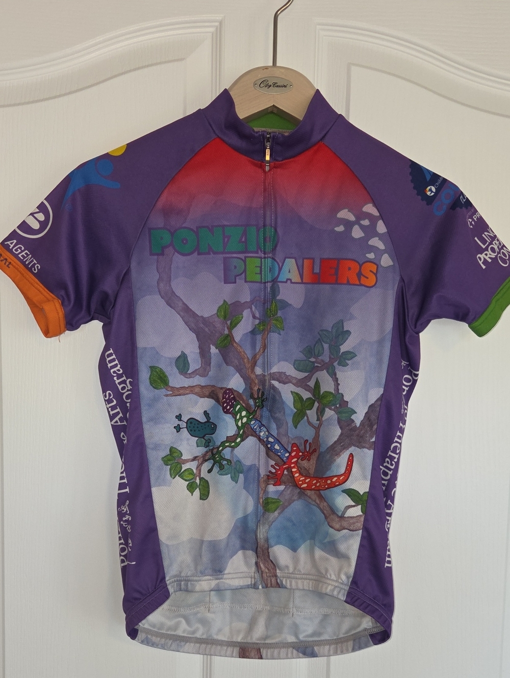 Primal Men's Purple Ponzio Pedalers Cycling Jersey